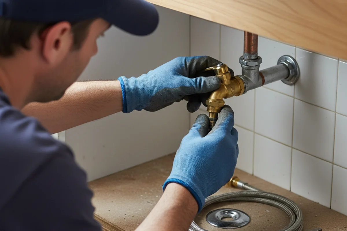 Shutoff valve and fitting work during Emergency Plumbing in Sun City Center